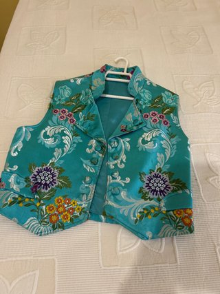 Chaleco fallero multicolor Talla 6 años