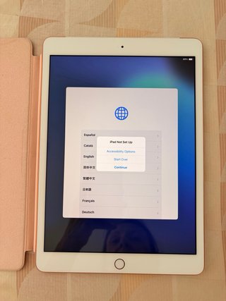iPad 7ª Gen 10.2 32GB con funda rosa