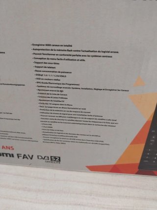 Receptor satélite HD Echosat OM-26100