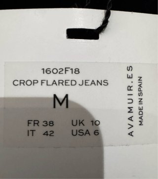 Pantalón campana pana negro