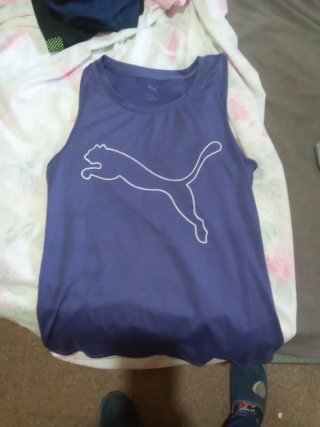 Camiseta tirantes Puma morada