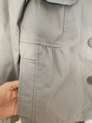 Giacca in cotone grigio