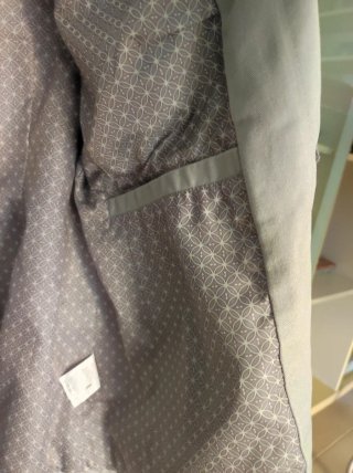 Giacca in cotone grigio