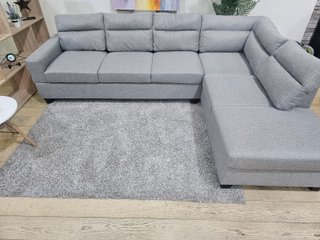 Sofá rinconera gris de 274cm x 200cm