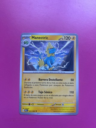 Carta Pokémon Manectric Fase 1 PS 120