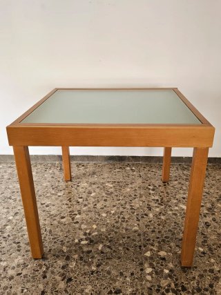 Mesa de comedor extensible de cristal + 4 Sillas