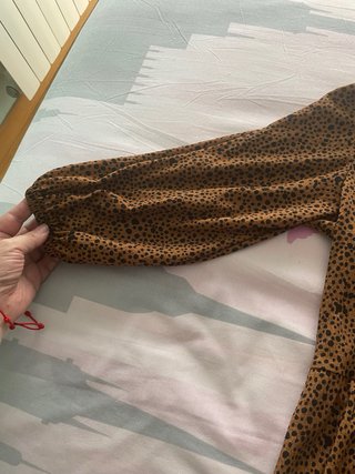 Vestido estampado leopardo Stradivarius