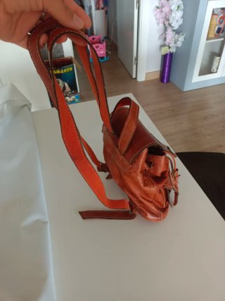 Mochila de cuero estilo vintage