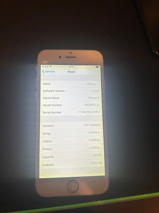 iPhone 6 64GB Argento Batteria 90%
