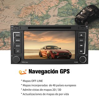 Radio Coche 7 Pantalla GPS USB SD