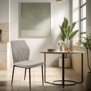 Silla comedor beige moderna Lina
