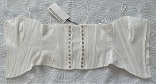 Corset Blanco Stradivarius, NUEVO SIN USO