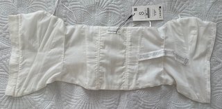Corset Blanco Stradivarius, NUEVO SIN USO