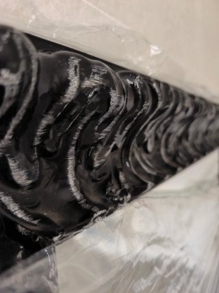 Espejo 89x170 cm Negro/Plata