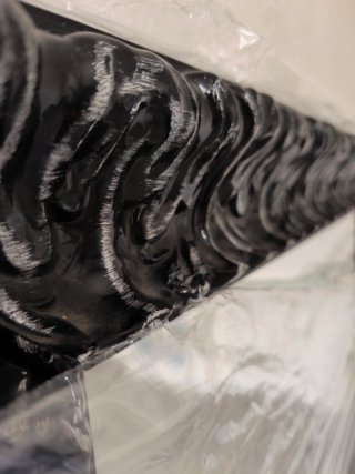 Espejo 89x170 cm Negro/Plata