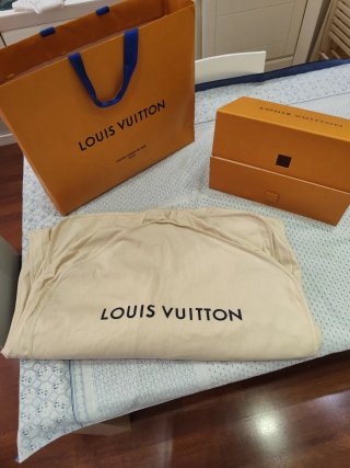 Forro Vestido Louis Vuitton, Caja y Bolsa