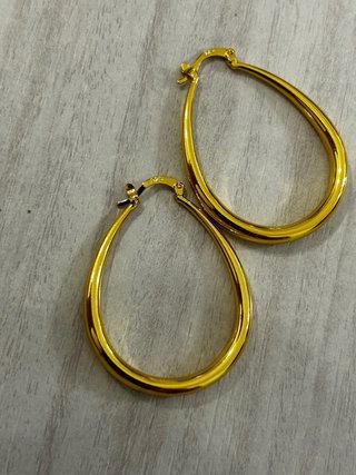 Orecchini goccia Argento 925 placcati oro