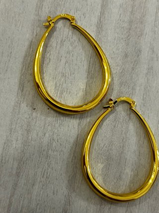 Orecchini goccia Argento 925 placcati oro