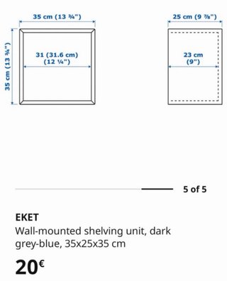 Cubos Ikea EKET