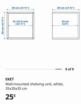 Cubos Ikea EKET