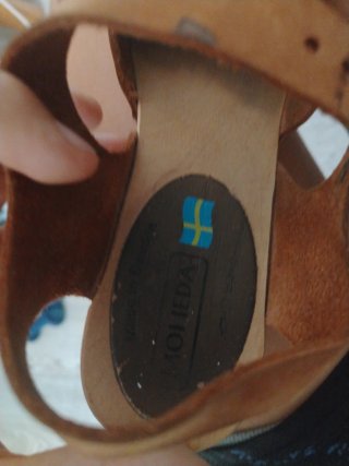 Scarpe con tacco marroni made in Sweden