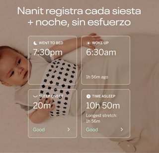 Nanit Plus Vigilabebés Inteligente HD