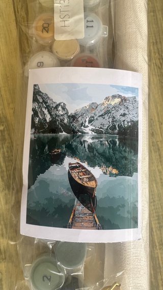 Pintar por números “Lago de montaña”