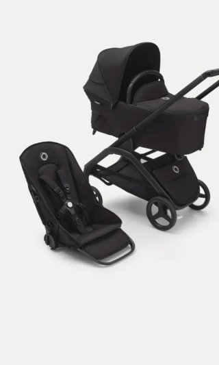 Bugaboo sedia Dragonfly nera con seggiolino e ovetto 850€