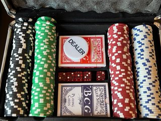 Maletín de Póker con Fichas