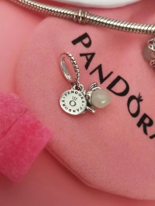 Charm Luciérnaga Brillante Evangelin Plata