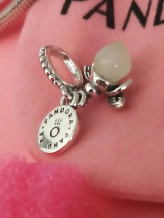 Charm Luciérnaga Brillante Evangelin Plata