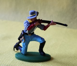 12 Soldatini di Plastica Confederati del Sud