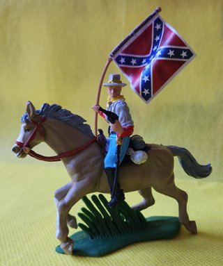 12 Soldatini di Plastica Confederati del Sud