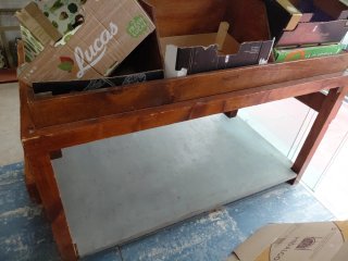 Mueble madera frutería/tienda alimentación