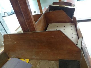 Mueble madera frutería/tienda alimentación