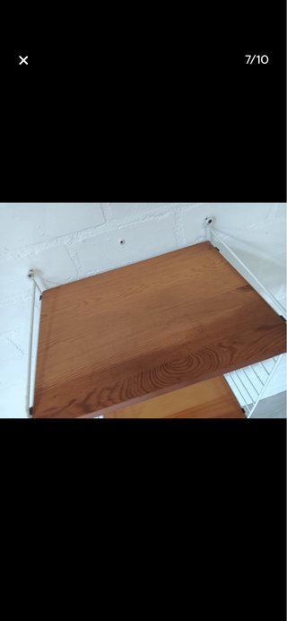 Estantería estilo danés madera y metal