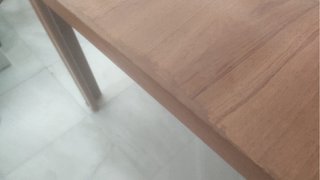 Mesa de comedor cuadrada extensible