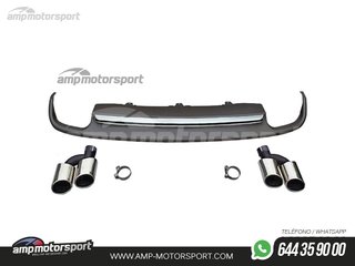 DIFUSOR TRASERO AUDI A6 4G LOOK S6
