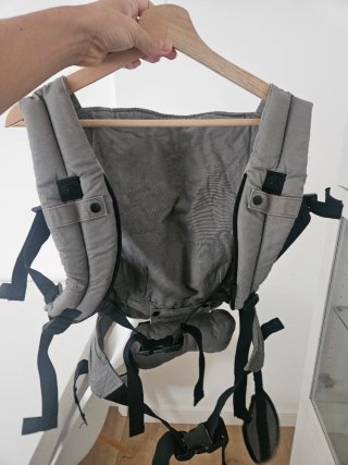 Mochila Portabebés Gris