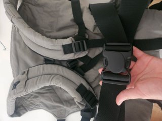 Mochila Portabebés Gris