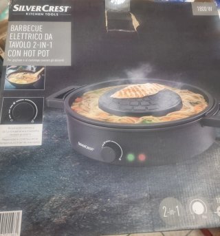 Piastra e Barbecue Elettrico SilverCrest 2-in-1