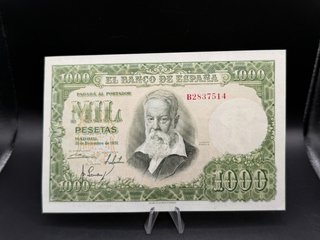 Billete 1000 Pesetas Banco de España 1951