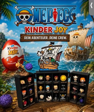 Expositor One Piece Kinder Joy Figuras