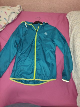 Cortavientos Decathlon Kalenji azul