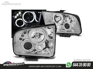 FAROS DELANTEROS OJOS DE ANGEL PARA FORD MUSTANG