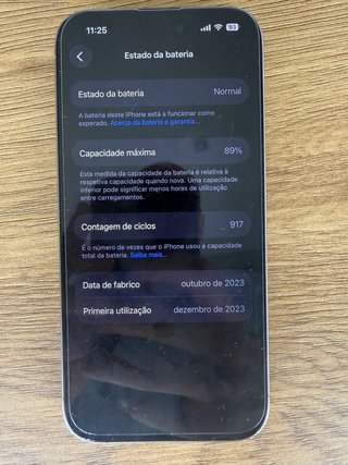 iPhone 15 Pro 128GB Cinza