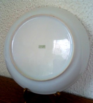 PLATO PORCELANA "PINTADO A MANO": LIMOGES FRANCIA