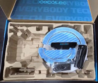 Caja y recambios Robot Aspirador Conga 1990