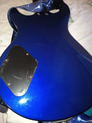 Guitarra Eléctrica Cort M200 Azul