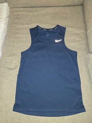Camiseta Nike Tirantes Azul Marino Hombre Talla S